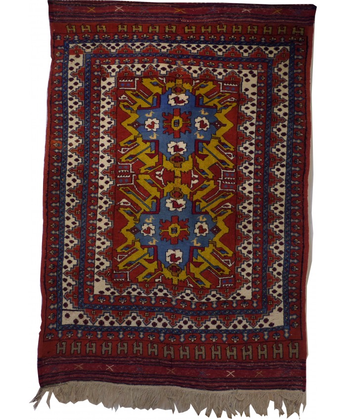 Handmade Anatolian Kazakh Nomadic Original Carpet Wool on Wool – FREE SHIPPING..!