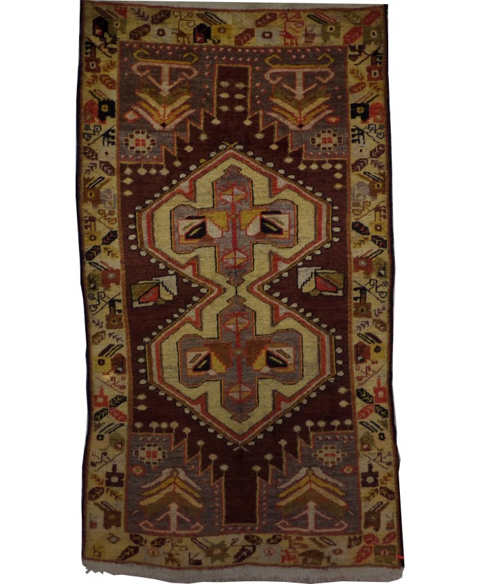 Handmade Turkish Anatolian Carpet Wool On Cotton - FREE SHIPPING ..!