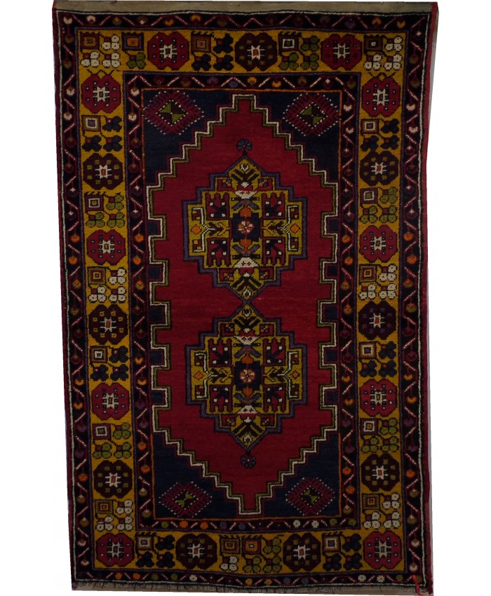 Turkish Cappadocia Ortakoy Nomadic Handmade Wool on Wool Carpet – FREE SHIPPING..!