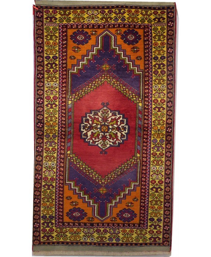 Turkish Cappadocia Ortakoy Nomadic Handmade Wool on Wool Carpet – FREE SHIPPING..!