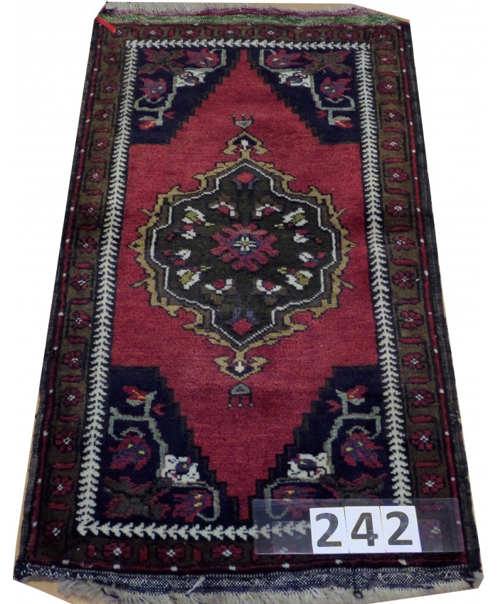 Turkish Niğde Taşpınar Nomadic Handmade Wool on Wool Carpet – FREE SHIPPING..!