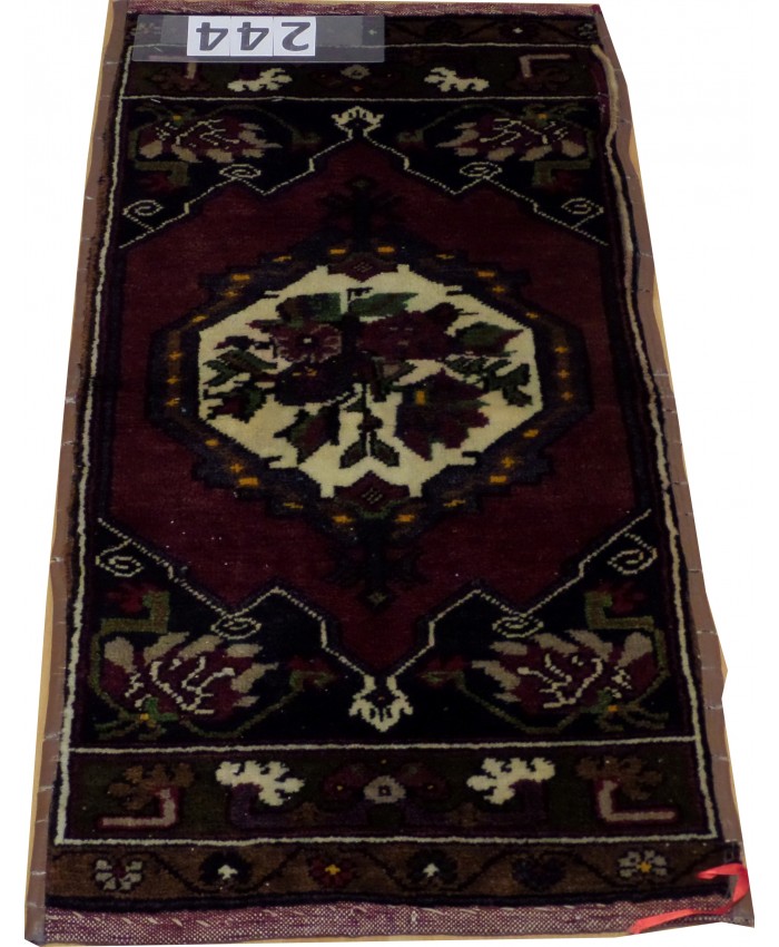 Turkish Niğde Taşpınar Nomadic Handmade Wool on Wool Carpet – FREE SHIPPING..!