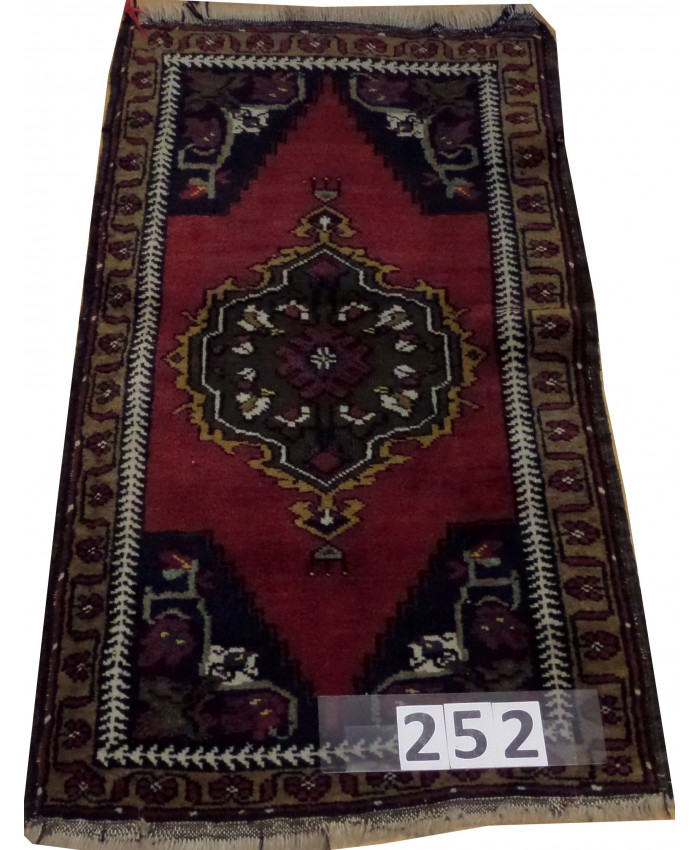 Turkish Niğde Taşpınar Nomadic Handmade Wool on Wool Carpet – FREE SHIPPING..!