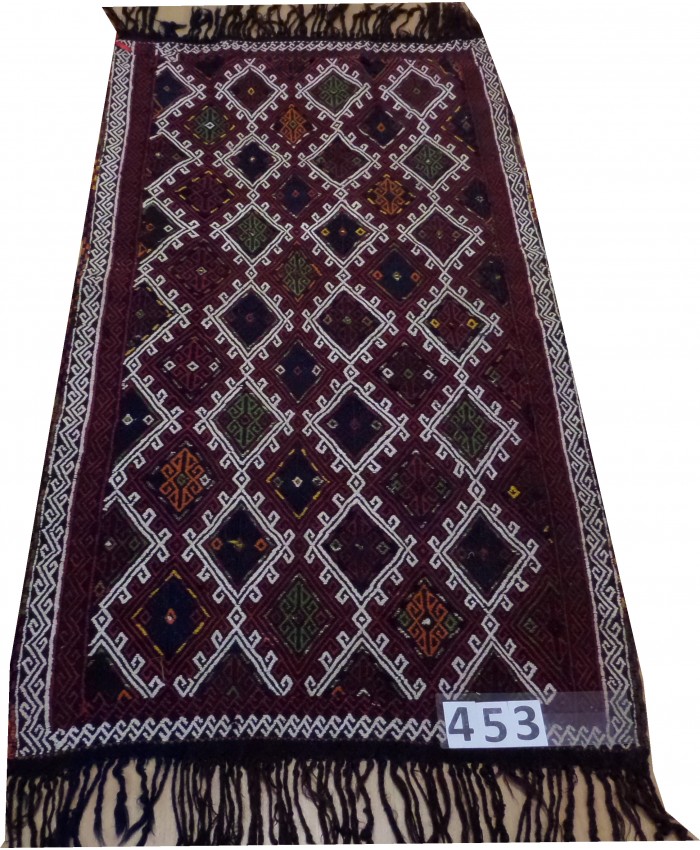 Handmade Turkish Anatolia Cecim Original Wool On Wool Kilim – FREE SHIPPING..!