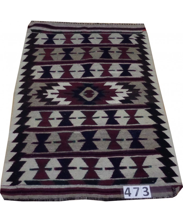 Handmade Turkish Nomadic Mut Kilim Original Wool On Wool – FREE SHIPPING..!