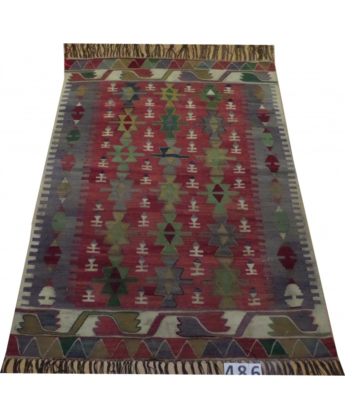 Handmade Turkish Anatolia Nomadic Kilim Original Wool On Cotton – FREE SHIPPING..!