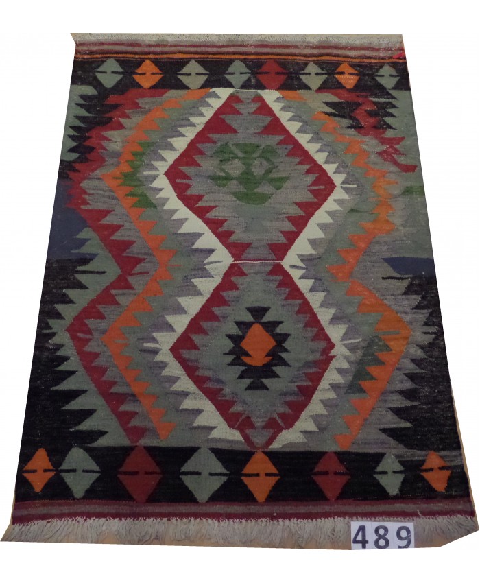 Handmade Turkish Anatolia Nomadic Kilim Original Wool On Cotton – FREE SHIPPING..!