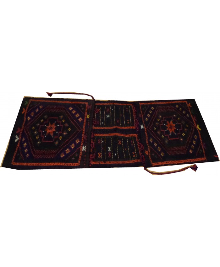 Handmade Turkish Anatolia Nomadic Cecim SaddleBag Original Wool On Wool – FREE SHIPPING..!