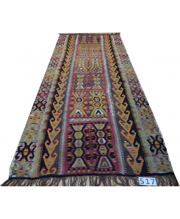 Handmade Turkish Anatolia Nomadic Kilim Original Wool On Wool  – FREE SHIPPING..!