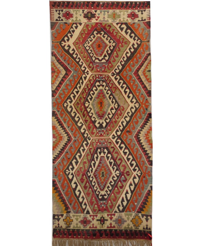 Handmade Turkish Anatolia Nomadic Kilim Original Wool On Cotton – FREE SHIPPING..!