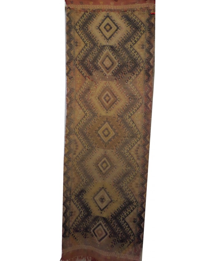 Handmade Turkish Anatolian Nomadic Cecim Kilim Original Wool On Wool – FREE SHIPPING..!