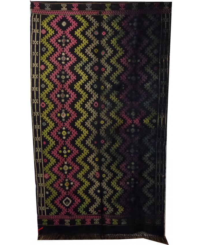 Handmade Turkish Anatolian Nomadic Cecim Kilim Original Wool On Wool – FREE SHIPPING..!