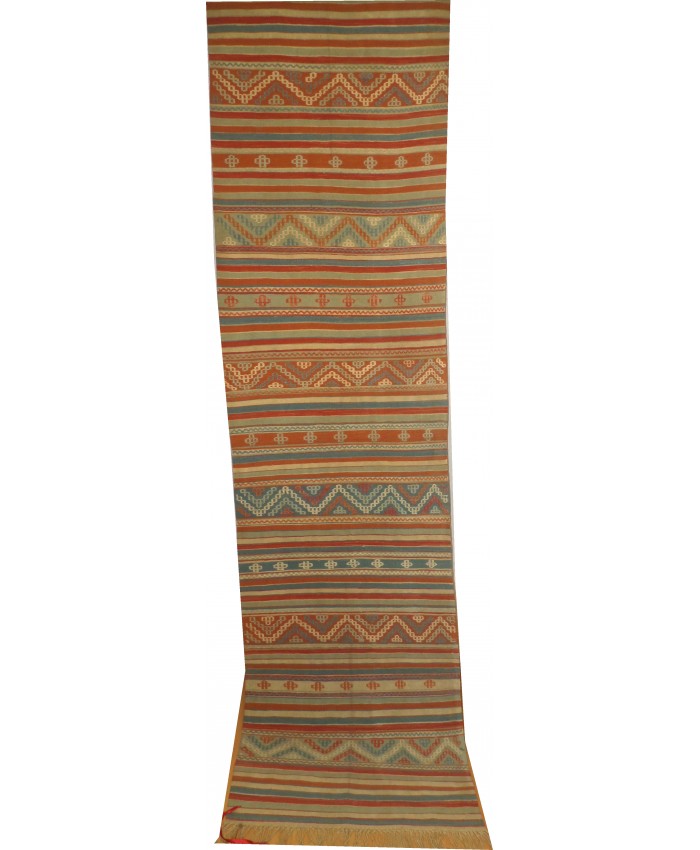 Handmade Turkish Anatolian Nomadic Cecim Kilim Original Wool On Wool – FREE SHIPPING..!