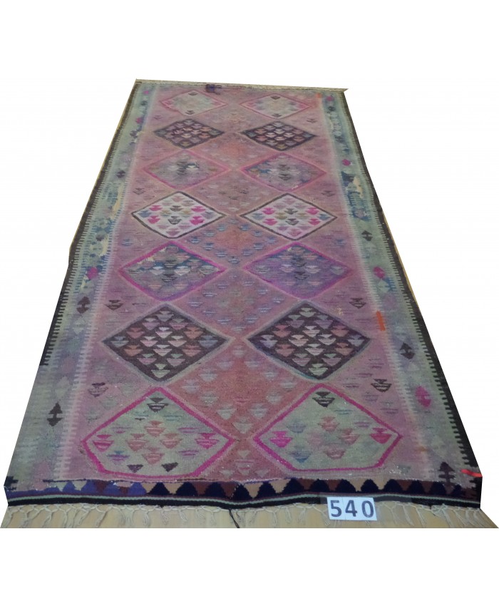 Handmade Turkish Anatolian Nomadic Kilim Original Wool On Cotton – FREE SHIPPING..!