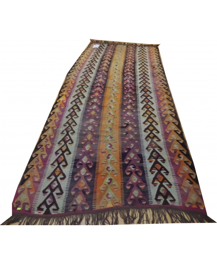 Handmade Turkish Anatolian Nomadic Kilim Original Wool On Wool – FREE SHIPPING..!