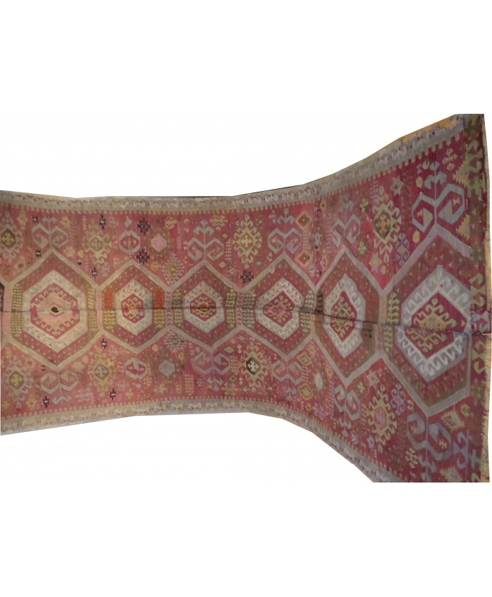 Handmade Turkish Anatolian Nomadic Kilim Original Wool On Wool – FREE SHIPPING..!